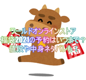 ワールドオンラインストア福袋2021の予約はいつまで?値段や中身ネタバレも!8